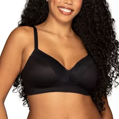 Vanity Fair Wireless Full Coverage Bra 72125 In Black