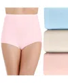 Vanity Fair Women's 3-pk. Perfectly Yours Cotton Brief Underwear 15320 In Multi 1878