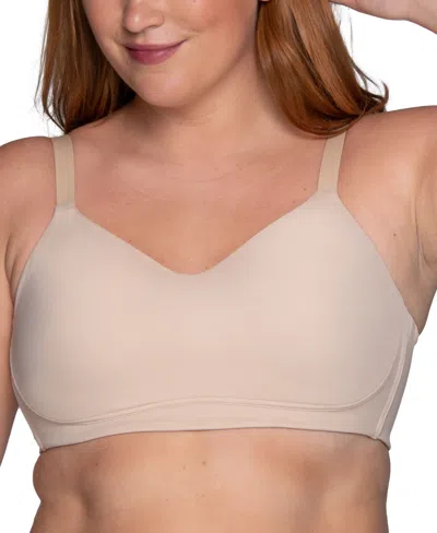 Vanity Fair Women's Beauty Back Simple Sizing Wireless Bra 72118 In Damask Neutral