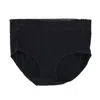 Vanity Fair Women's Effortless Brief Panty In Black