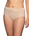 Vanity Fair Women's Effortless Brief Underwear 0013276 In Neutral