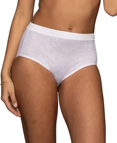 Vanity Fair Women's Effortless Brief Underwear 0013276 In White