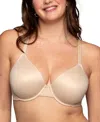 Vanity Fair Women's Effortless Underwire Bra 0078165 In Neutral