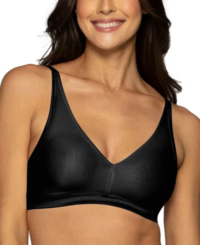 Vanity Fair Women's Illumination Wireless Bralette 72108 In Midnight Black