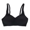Vanity Fair Women's Beauty Back Full Figure Wirefree Extended Side And Back Smoother Bra 71267 In Black