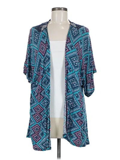 Pre-owned Vanity Kimono In Blue