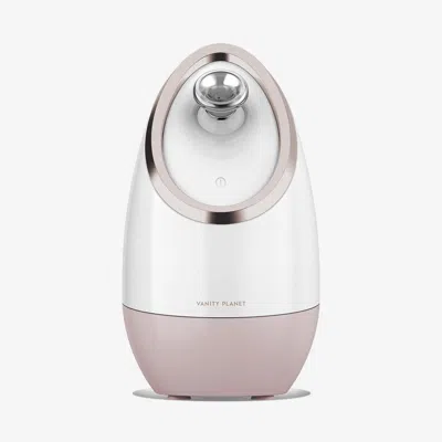 Vanity Planet Aira Ionic Facial Steamer - Rose Gold In White