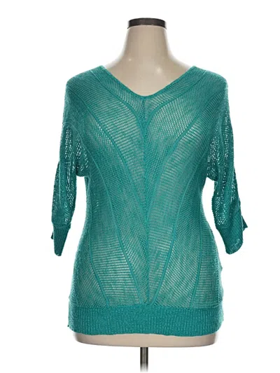 Pre-owned Vanity Pullover Sweater In Blue