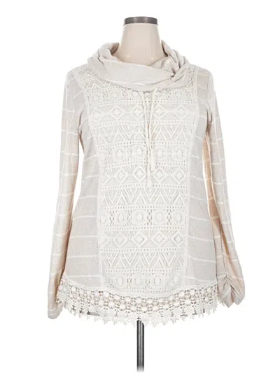 Pre-owned Vanity Pullover Sweater In White