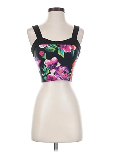 Pre-owned Vanity Tank Top Black Strapless Neckline Tops