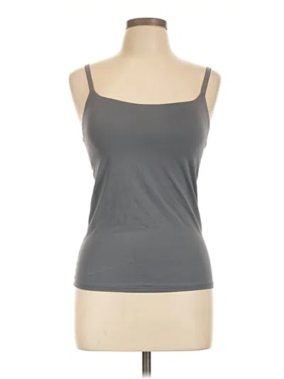 Pre-owned Vanity Tank Top Gray Strapless Neckline Tops