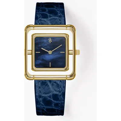 Vanna Umbra Aurora Pearl Watch In Blue