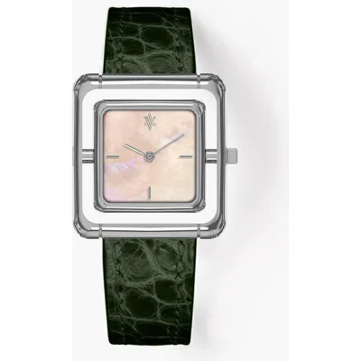 Vanna Umbra Aurora Pearl Watch In Green