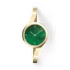 Vanna Women's Green Claire Jade Watch - Gold In Green