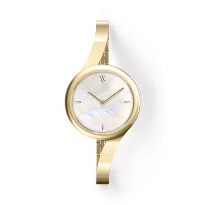 Vanna Women's White Claire Pearl Watch - Gold
