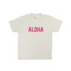 Vanna Youngstein Aloha Tee - Gray/fuchsia In Multi