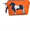 Vanner House Gypsy Dreams Ocala Cosmetic Bag In Orange In Orange