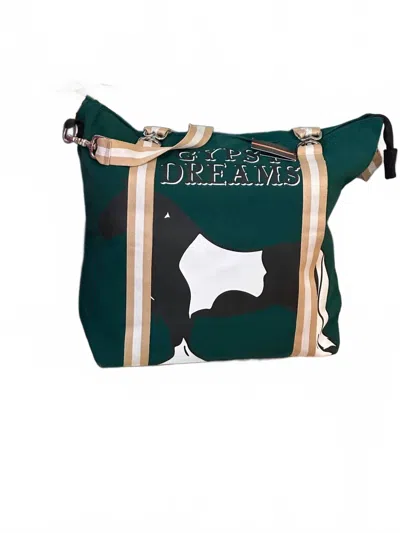 Vanner House Gypsy Dreams Ocala Tote Bags In Green