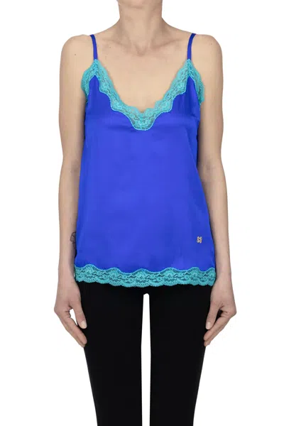 Vannina Vesperini Lingerie Top In Blue