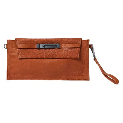 Vanoir Women's Crossbody Hip Shoulderbag Happy In Brown