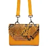 Vanoir Plenty Bag In Ocre & Croco In Plenty