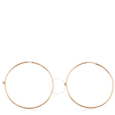 Vanrycke 18k Rose Gold Margherita Diamond Hoop Earrings