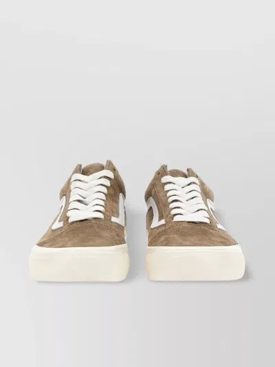 Vans 36 Low-top Suede Sneakers With Rubber Sole In Brown