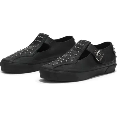Vans Pearlized Mary Jane Sneakers With Studded Design In Black