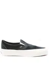 Vans Classic Black Canvas Slip-on Stackform Sneakers In Black