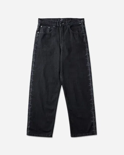 Vans X Slam Jam A.o.d. Barbed-wire-print Jeans In Black