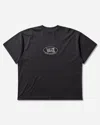 Vans Act Of Disagreement Oval Logo T-shirt Washed In Black