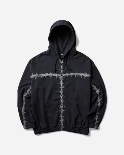Vans Act Of Disagreement T Zipped Hoodie In Black