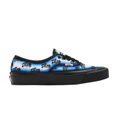 Pre-owned Vans Alva Skates X Authentic 44 Dx 'airbrushed' In Blue