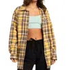 Vans Amelia Flannel In Yellow In Yellow