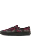 Vans Anaheim Factory Authentic 44 "black/red" Sneakers In Black
