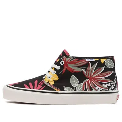Vans Anaheim Factory Chukka 49 Dx Mid-top Sneakers Black/red In Multi