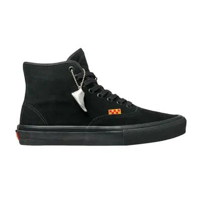 Pre-owned Vans Andrew Allen X Skate Authentic High 'blackout' | Men's Size 7.5