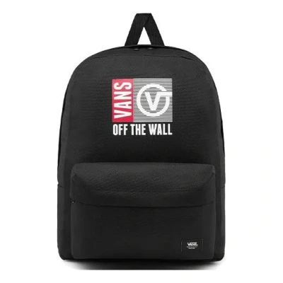 Vans Ap Redbox Circle Backpack 'black Red Grey'