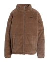 Vans Ashburn Puffer Jacket Woman Down Jacket Brown Size L Cotton In Brown