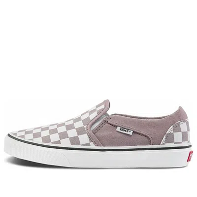 Vans Asher Checkerboard 'gray White' In Multi