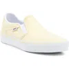 Vans Asher Deluxe Slip-on Sneaker In Summer Canvas Yellow