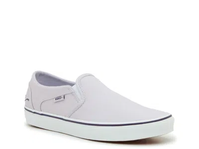 Vans Asher Slipon Sneaker In Purple