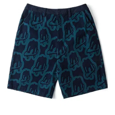 Vans Asia Artist Collection Shorts 'dark Blue' In Black