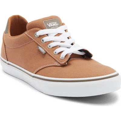 Vans Atwood Leather Sneaker In Brown