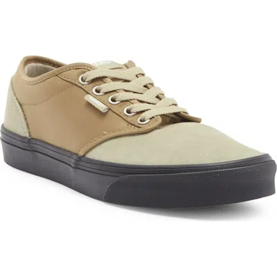 Vans Atwood Sneaker In Suede/nylon Gothic Olive