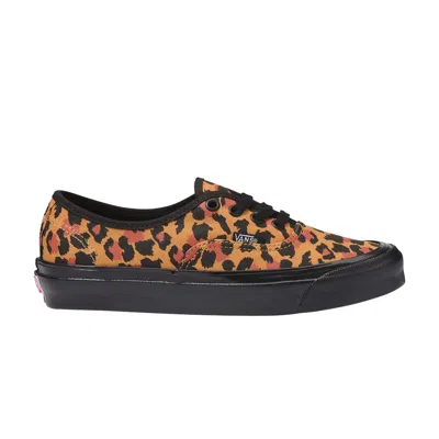 Pre-owned Vans Authentic 44 Dx 'leopard' | Orange | Men's Size 4