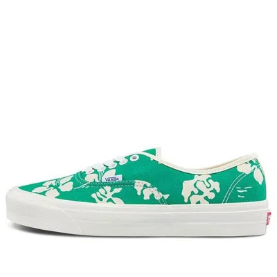 Vans Authentic 44 Dx Low Tops Casual Skateboarding Shoes Green Printing Unisex In Multi