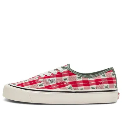 Vans Authentic 44 Dx Whiteredgreen In Pink