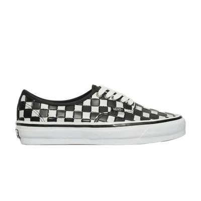 Pre-owned Vans Authentic 44 Vibram 'leather Checkerboard - Black White' | Men's Size 8