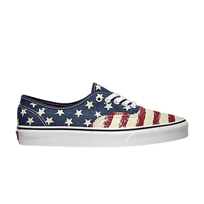 Pre-owned Vans Authentic 'americana' In Blue